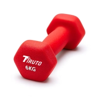 Hantel neoprenowy hantelki 6kg warstwa ochronna neopren Motion